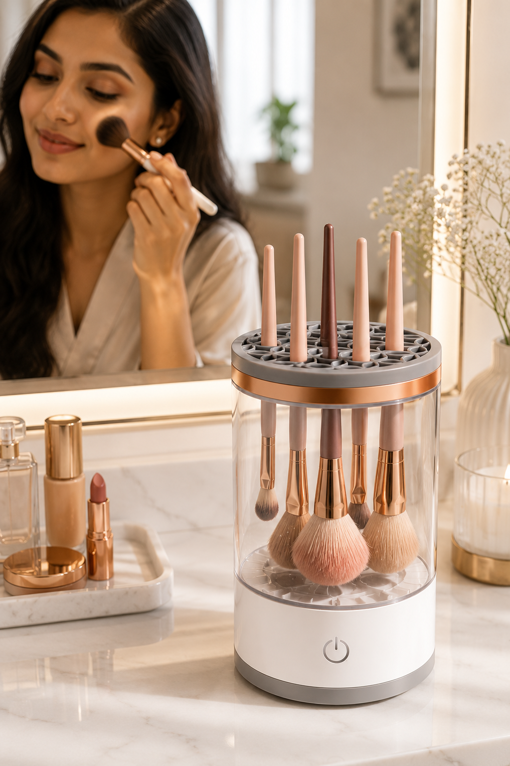 Lumora Aura Electric Makeup Brush Cleaner & Dryer