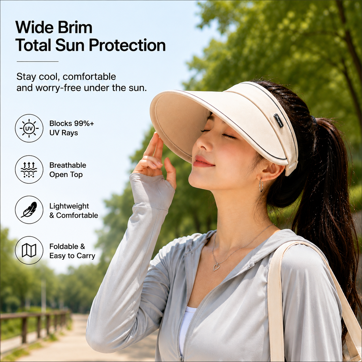 Everyday Wide-Brim Sun Visor