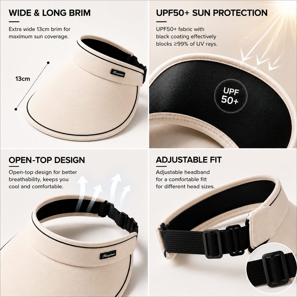 Everyday Wide-Brim Sun Visor