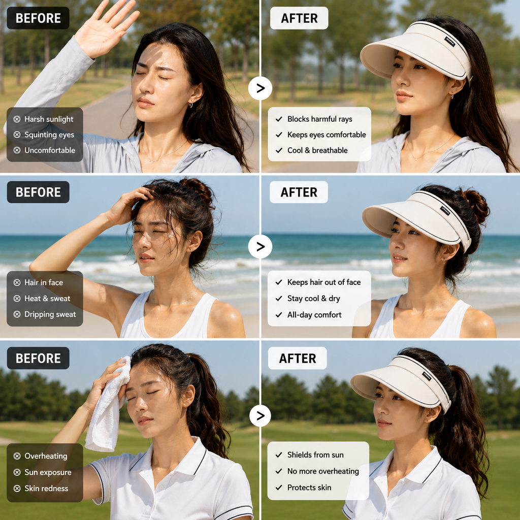Everyday Wide-Brim Sun Visor